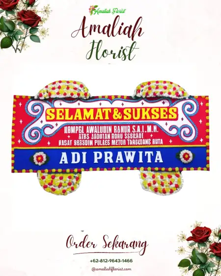 Papan Bunga Ucapan Selamat Sukonatar